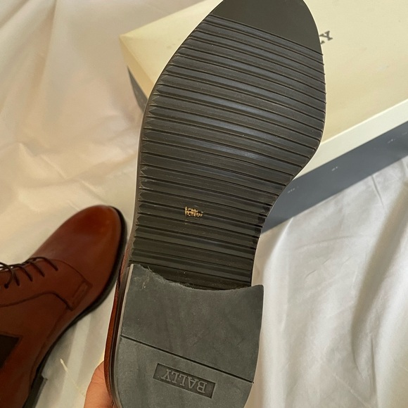 Bally Brown Leather Lace-Up Boots - Picture 7 of 10